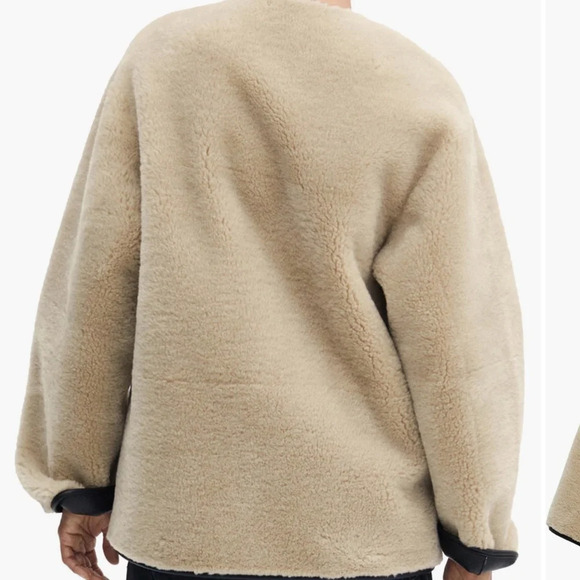 MANGO Faux Fur Coat - Picture 6 of 13